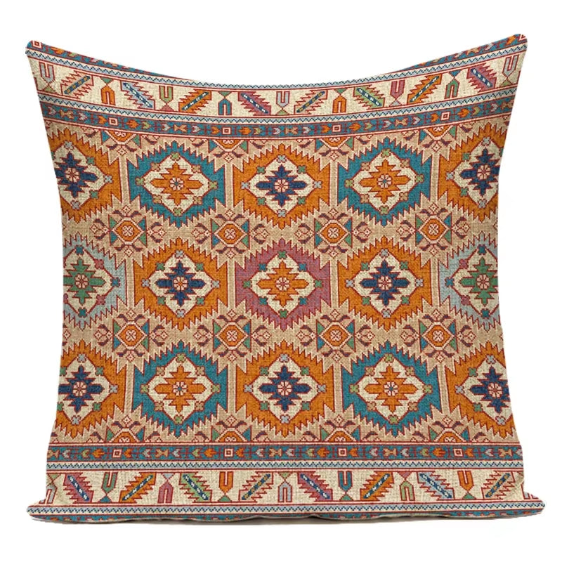 Decorative Throw Pillows Case Bohemia Mandala Geometric Polyester Sofa Home Cushion Cover Living Room Decoration