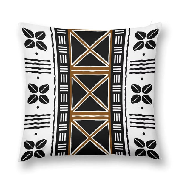 White African Mud Cloth Fabric Pattern Throw Pillow Sofa Covers for Living Room Luxury Cushion Cover Pillow