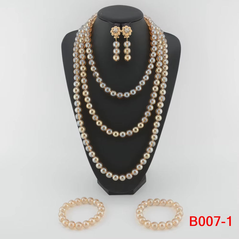 African Beads Jewelry Set Artificial Coral Jewelry Set Nigerian Wedding Jewellery Sets