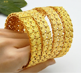 African Bangles 24K Gold Color Dubai Bracelet