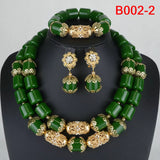 African Beads Jewelry Set Artificial Coral Jewelry Set Nigerian Wedding Jewellery Sets