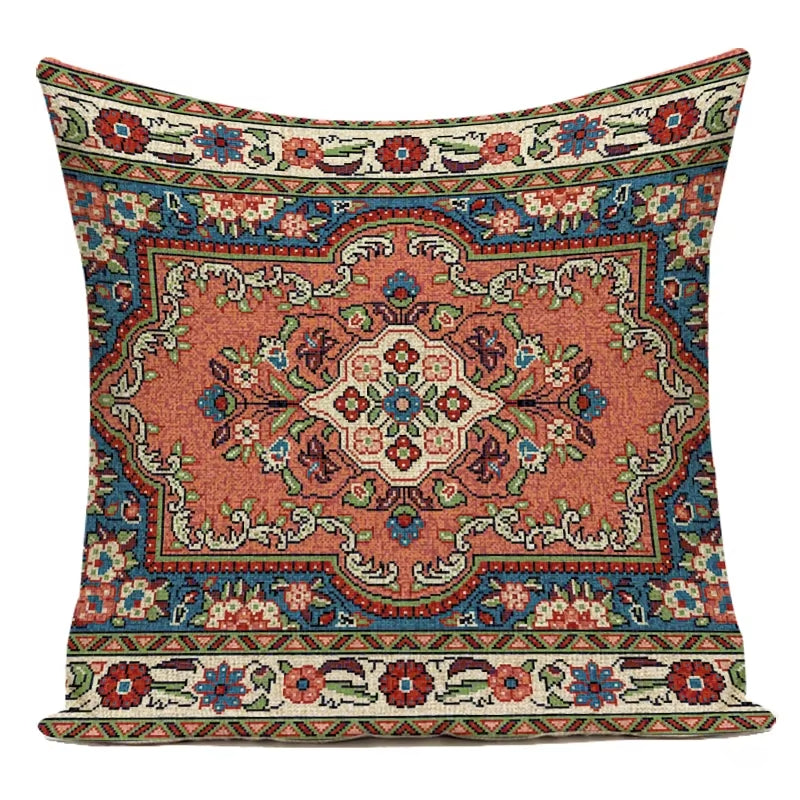 Decorative Throw Pillows Case Bohemia Mandala Geometric Polyester Sofa Home Cushion Cover Living Room Decoration