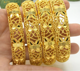 African Bangles 24K Gold Color Dubai Bracelet