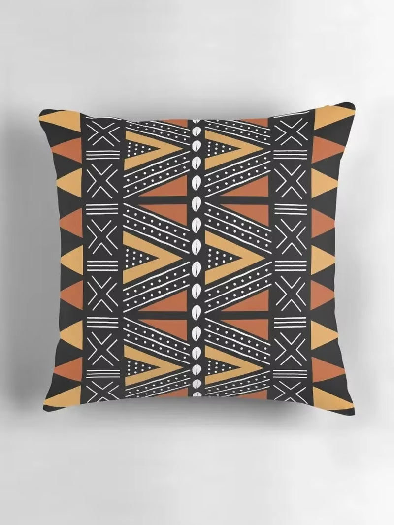 African Mud Cloth Abstract Fabric Design Throw Pillow Pillows Decor Home Pillow Cover Christmas Room Decorating Items Pillow