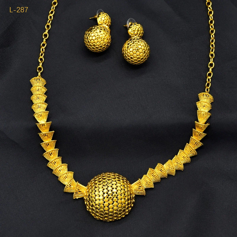 African Necklace Earrings Jewelry Set