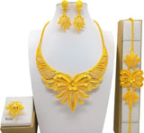 High Quality 24k Gold Plated Dubai Jewelry Set