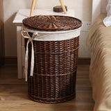 Dirty Hamper Rattan Storage Basket Dirty Clothes Storage