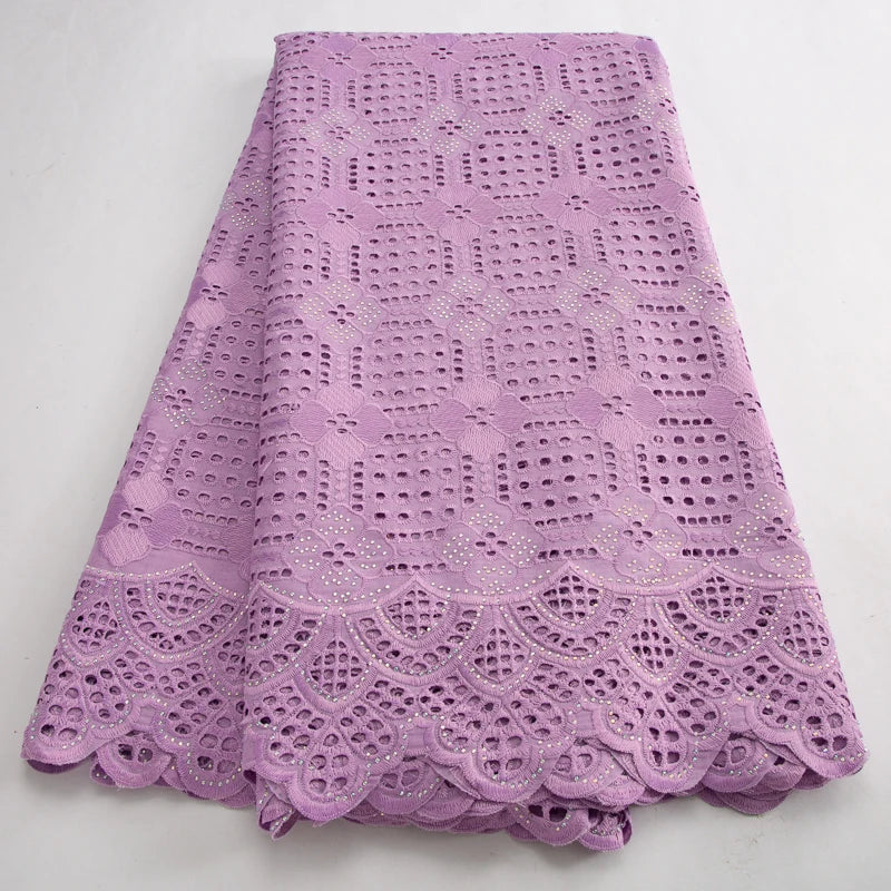 High Quality Dubai Swiss Cotton Lace Fabric