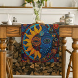 Sun Face Ethnic Pattern Table Runners Dresser Table Decor Farmhouse Dining Table Runner Holiday Party Decoration