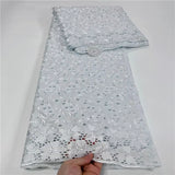 5 Yard Swiss Dry Lace Fabric  Dubai African 100% Cotton