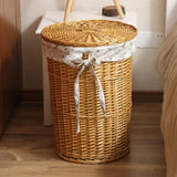 Dirty Hamper Rattan Storage Basket Dirty Clothes Storage