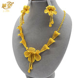 African Necklace Earrings Jewelry Set