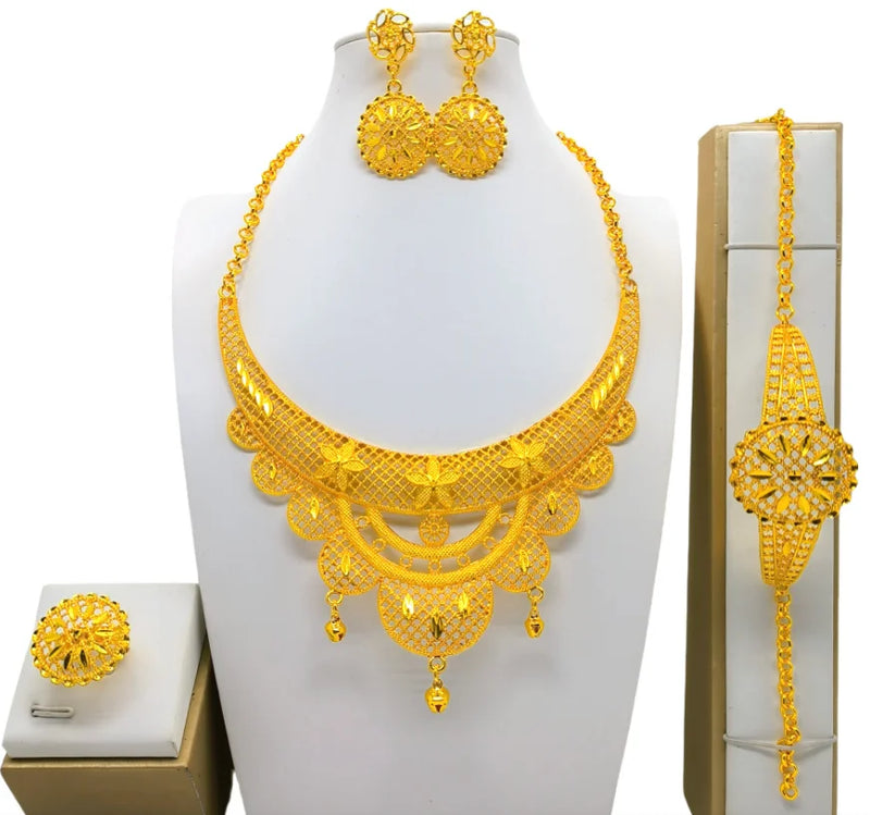 New Fashion Dubai Flower Design Luxury Jewelry