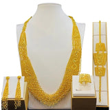 Dubai 24K Gold Jewelry Set