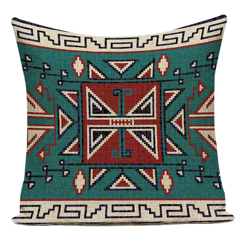 Decorative Throw Pillows Case Bohemia Mandala Geometric Polyester Sofa Home Cushion Cover Living Room Decoration