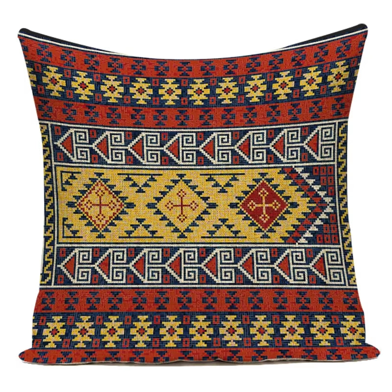 Decorative Throw Pillows Case Bohemia Mandala Geometric Polyester Sofa Home Cushion Cover Living Room Decoration