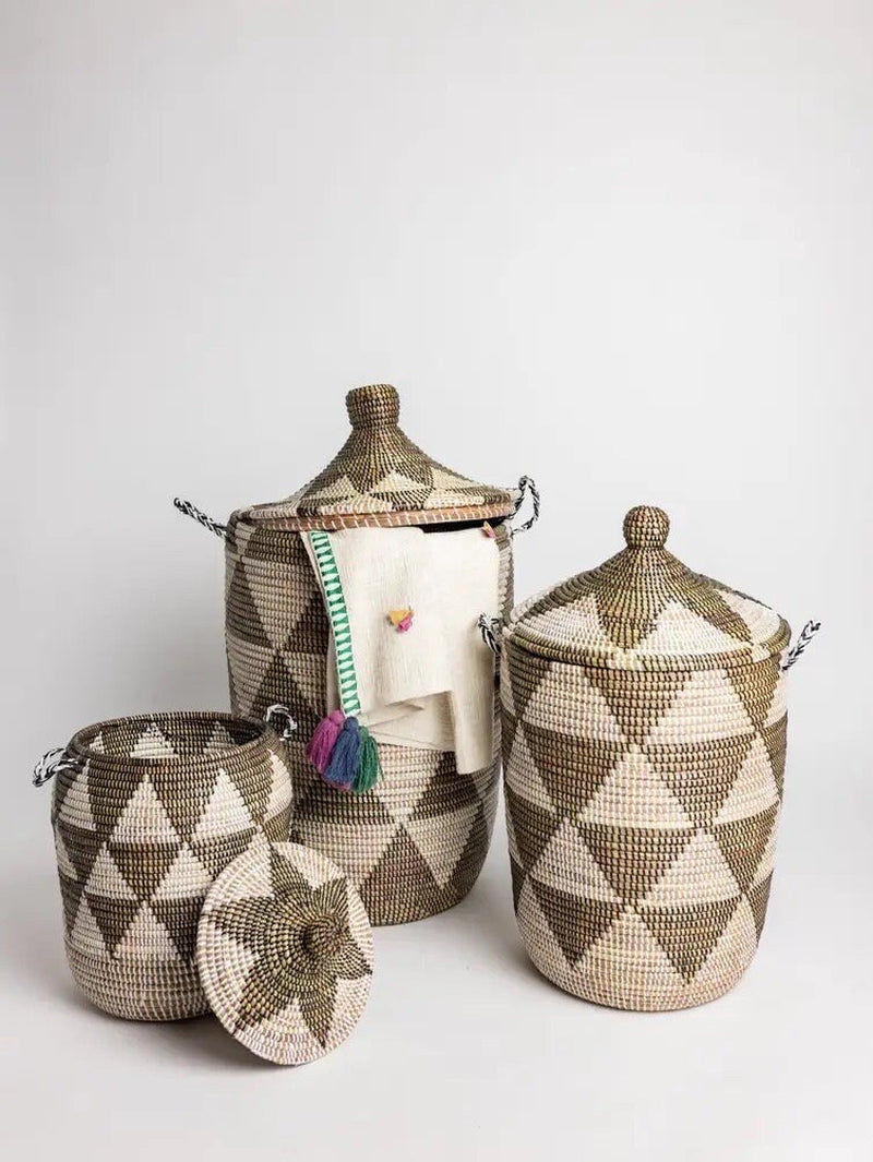 Laundry Basket Senegal Set of 3 (XL + L + M)