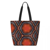 African Mud Cloth Bogolan Design Shopping Bag