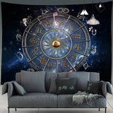 Mandala Tarot Tapestry Wall Hanging Zodiac