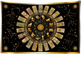 Mandala Tarot Tapestry Wall Hanging Zodiac