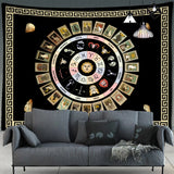 Mandala Tarot Tapestry Wall Hanging Zodiac