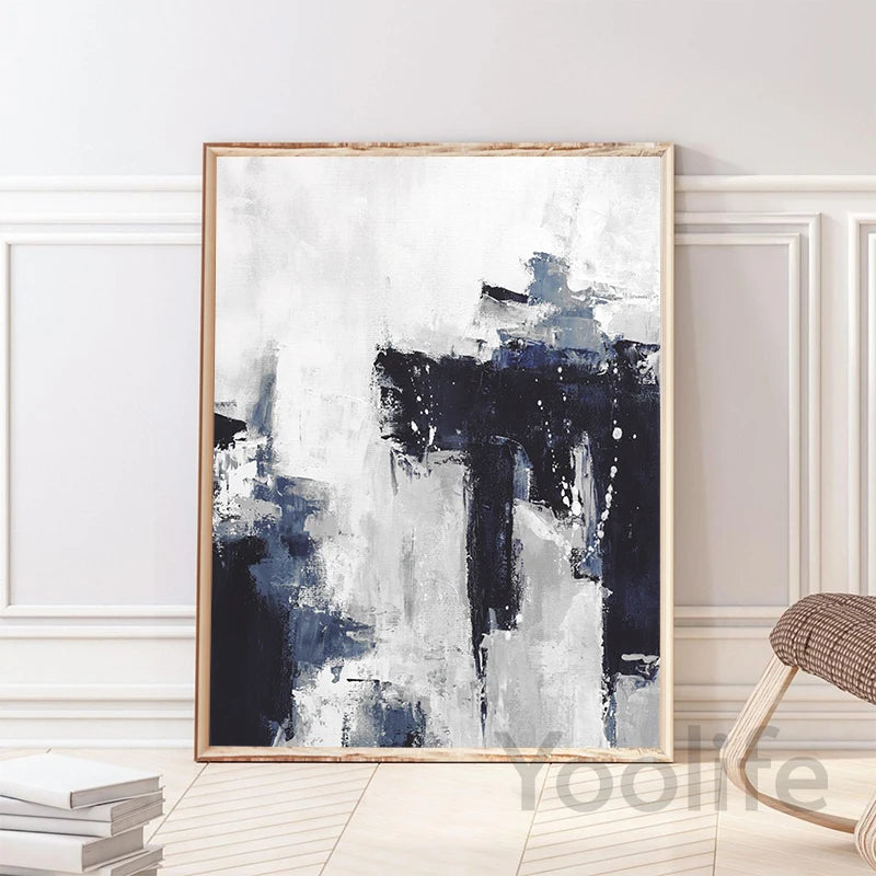 New Watercolor Brushstroke Art Painting Canvas Poster