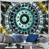 Mandala Tarot Tapestry Wall Hanging Zodiac