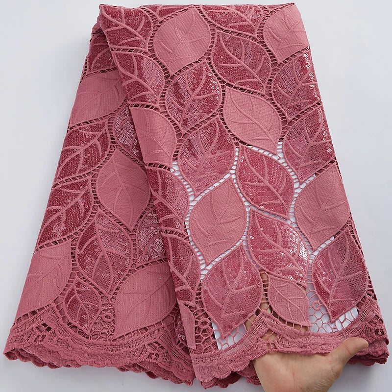 High Quality African Water Souble Lace Fabric