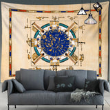 Mandala Tarot Tapestry Wall Hanging Zodiac