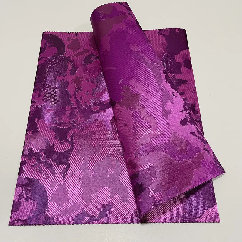 High Quality Fushia 3D Flowers Swiss Original Fabrics