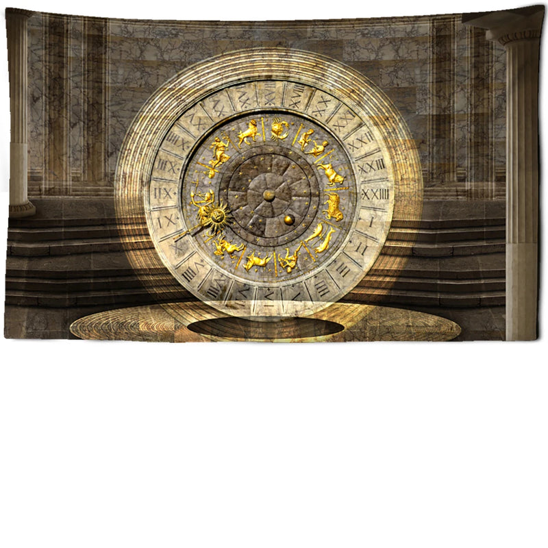 Mandala Tarot Tapestry Wall Hanging Zodiac