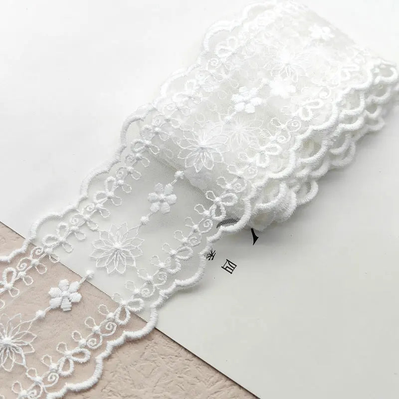 6.5cm Tulle Fabric Sewing Ribbon Lace