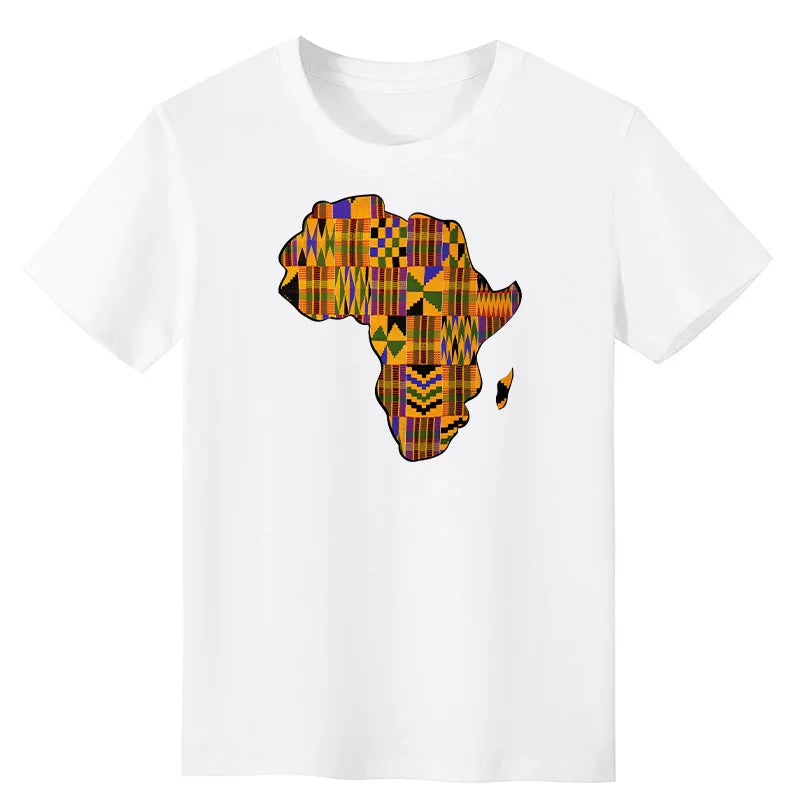 African Map Patches On Clothing