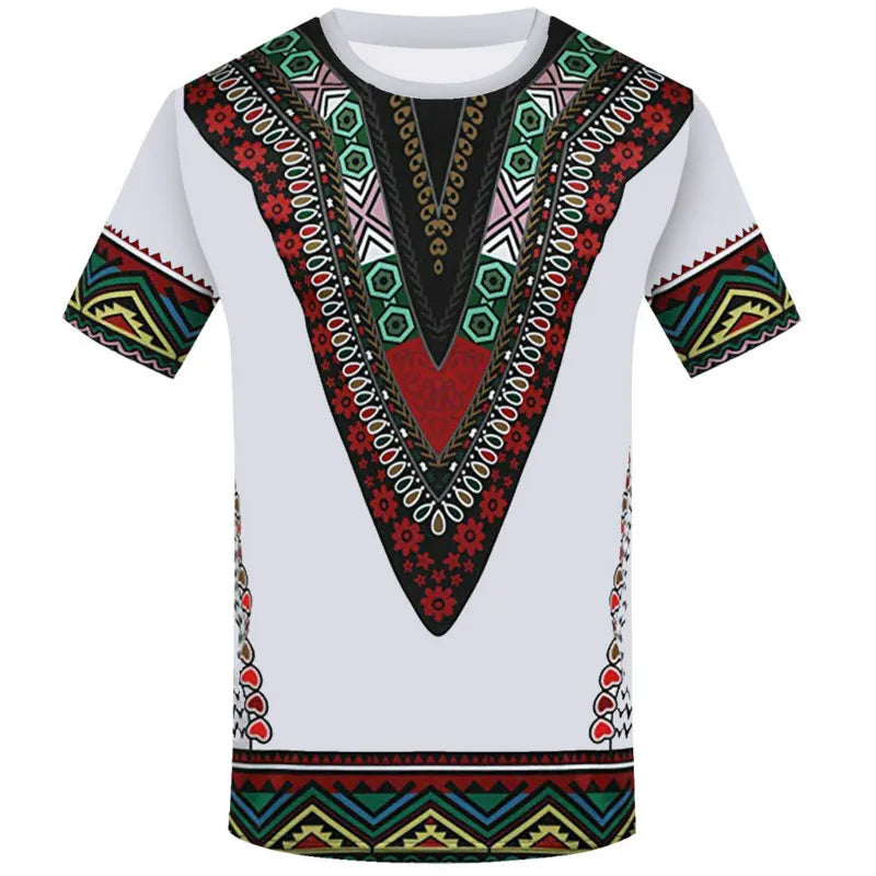 3D printing African national costume T-shirt