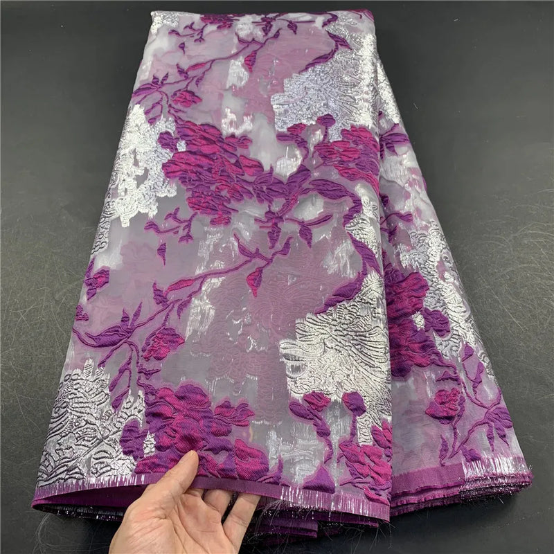 High Quality African Nigerian Tulle Lace Fabric