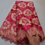 New African Cotton Handcut Lace Fabric