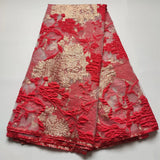 Latest High Quality African Nigerian Tulle Lace Fabric