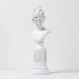 Lady Character Sculpture  Window Creative Portrait Decoration