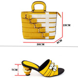 Summer Casual New Italian Women Shoes and Bag