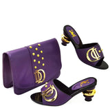 New Special Style Italian design Shoes and Bags To Match Set