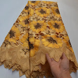 New African Cotton Handcut Lace Fabric