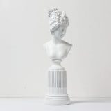 Lady Character Sculpture  Window Creative Portrait Decoration