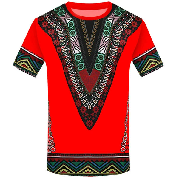 3D printing African national costume T-shirt