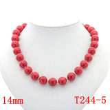 New Charming 5 Style Red Coral Beads Necklace