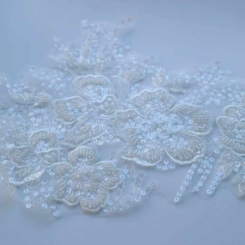 New luxury beaded embroidery lace