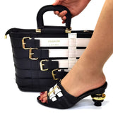 New Arrival Italian design Shoes with Matching Bags Set