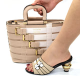 New Arrival Italian design Shoes with Matching Bags Set