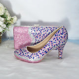 BaoYaFang Brand Bridal wedding shoes and purse