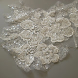 New luxury beaded embroidery lace