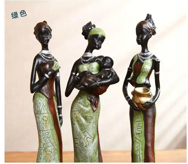 African woman people ornaments home decoration